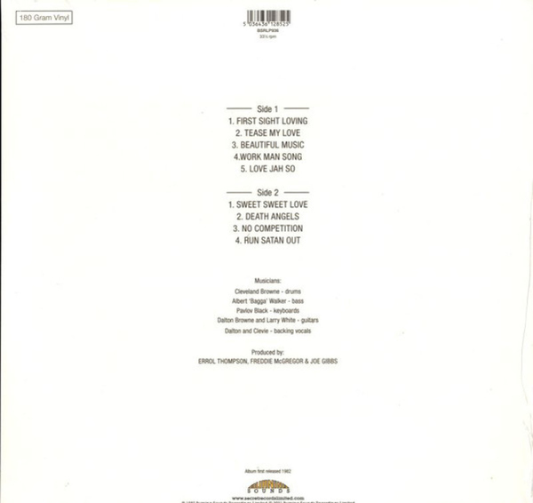 Freddie McGregor - Love at First Sight (Reissue) (Back)