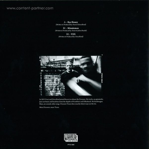 Frost & Einzelkind & Julien Bracht - Bye, Bye, Honey / Vex / Minuteman (Back)