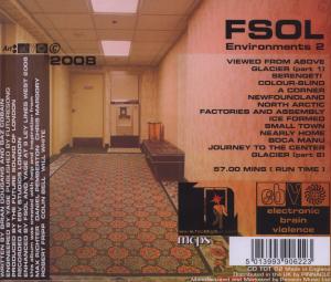 Future Sound Of London,The - Environments Vol.2 (Back)