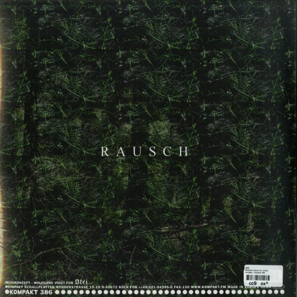 GAS - Rausch (2LP + Download Code) (Back)