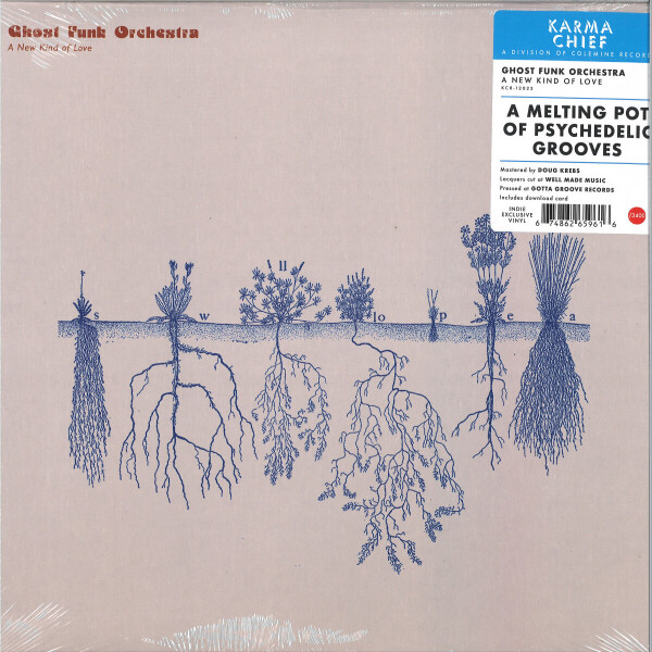 GHOST FUNK ORCHESTRA - A NEW KIND OF LOVE (TRANSPARENT RED VINYL)