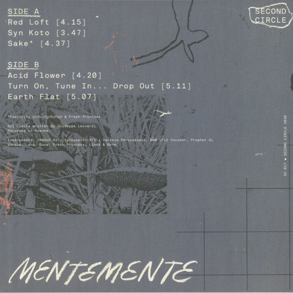 GIUSEPPE LEONARDI - MENTEMENTE (Back)