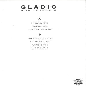 GLADIO (Legowelt) - MEANS TO FREEDOM (Back)