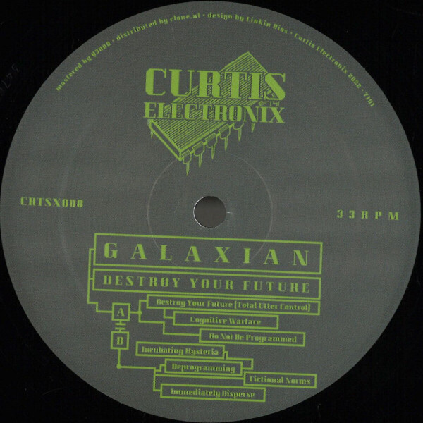Galaxian - Destroy Your Future LP