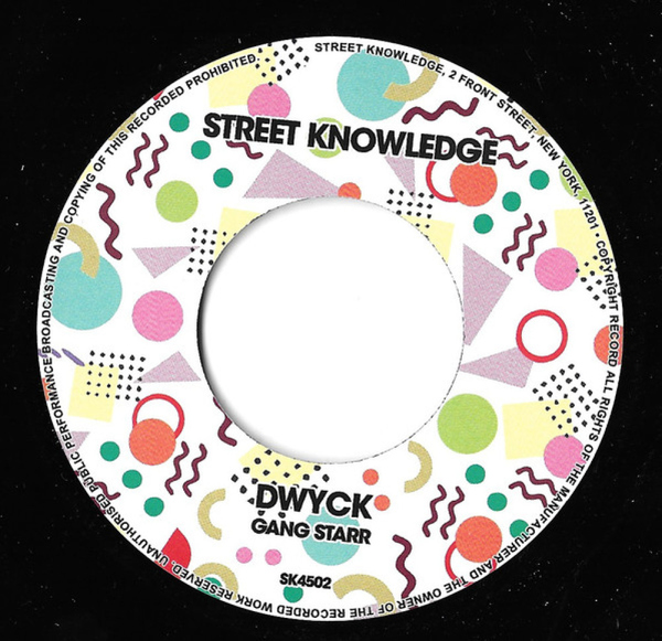 Gang Starr - Full Clip / Dwyck (Dinked Vinyl) (Back)