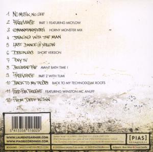 Garnier,Laurent - Tales Of A Kleptomaniac (Back)