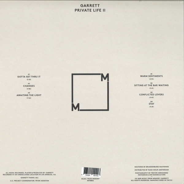 Garrett - Private Life II (Back)