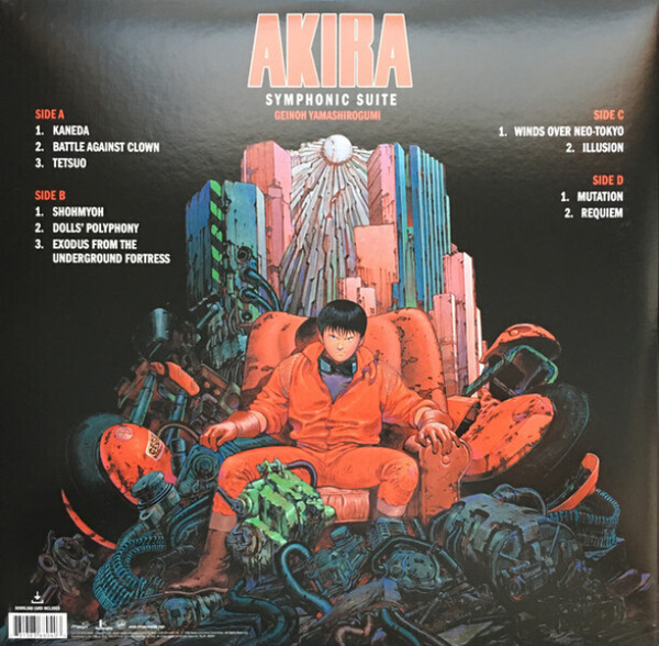 Geinoh Yamashirogumi - AKIRA - Symphonic Suite (2LP) (Back)