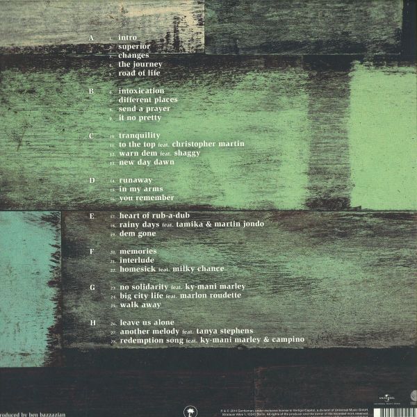 Gentleman - MTV Unplugged (4LP) (Back)