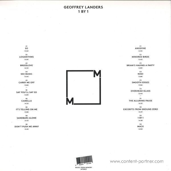 Geoffrey Landers - 1 By 1 (Back)