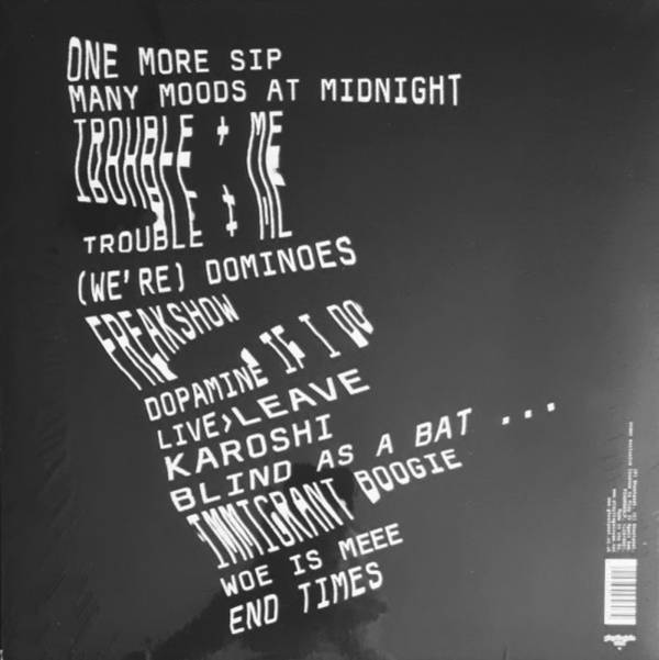 Ghostpoet - Dark Days & Canapés (LP) (Back)
