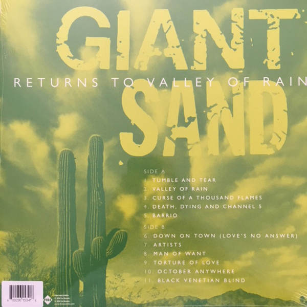 Giant Sand - Returns To Valley Of Rain (LP) (Back)