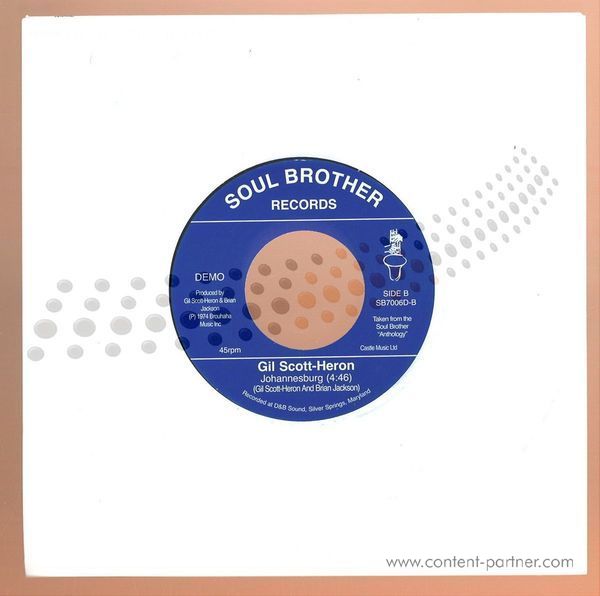 Gil Scott-Heron & Brian Jackson - The Bottle / Johannesburg (Back)