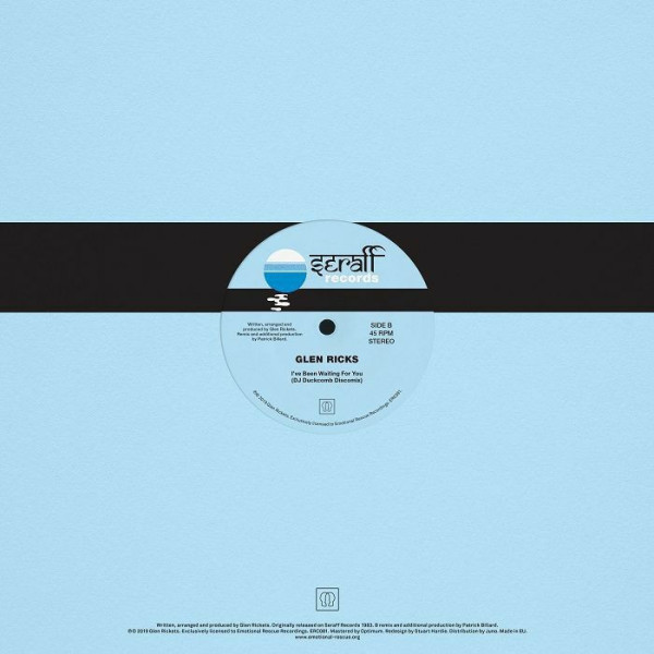 Glen RICKS - I've Been Waiting For You (DJ Duckcomb mix) (Back)