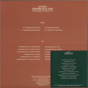 Greenbeam & Leon remix Inigo Kennedy / Albert Van - The Haze of Dust (Back)