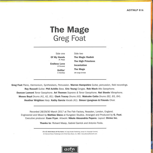 Greg Foat - The Mage (LP) (Back)