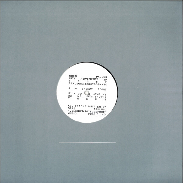 Greg Paulus - City Movements EP (Back)
