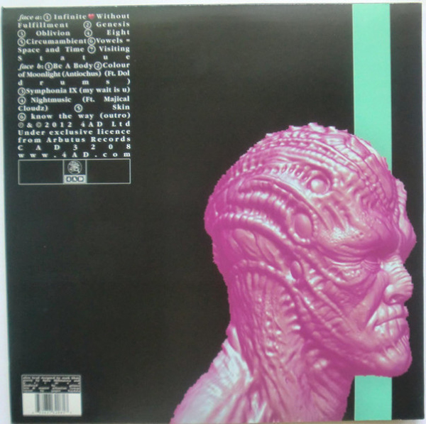 Grimes - Visions (Black Vinyl LP) (Back)