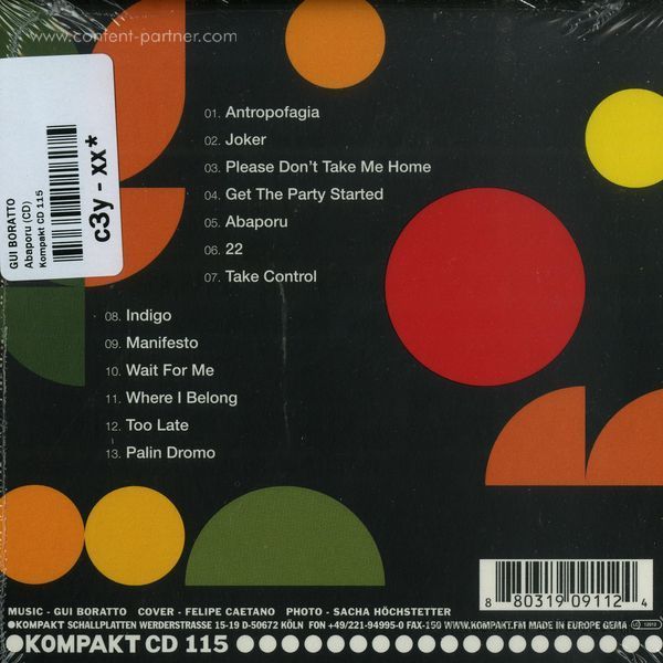 Gui Boratto - abaporu (Back)