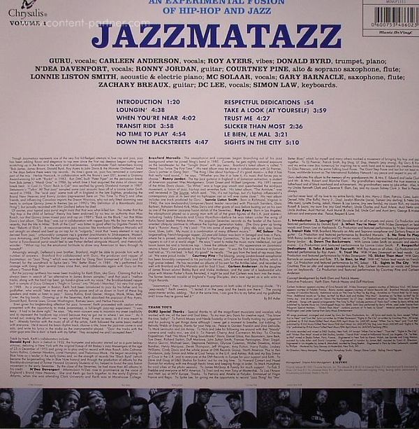 Guru - Jazzmatazz (180g LP) (Back)