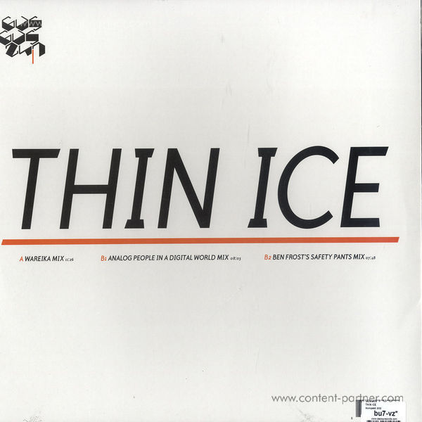 GusGus - thin ice remixes / back in stock! (Back)
