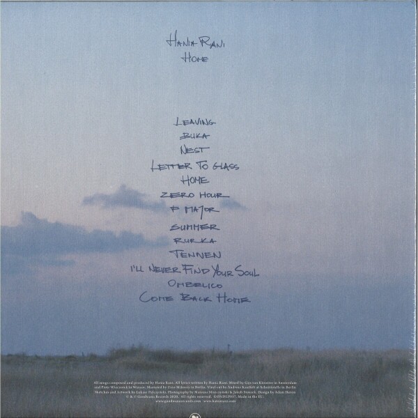 Hania Rani - Home (2LP) (Back)