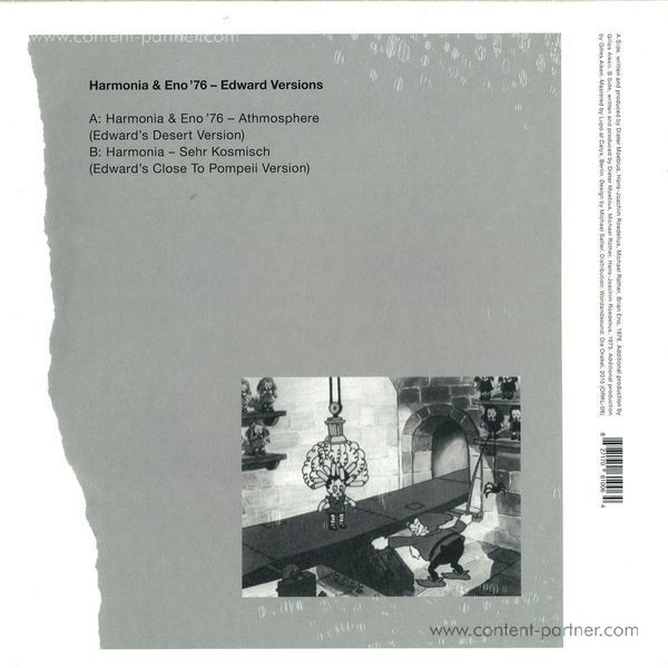 Harmonia & Eno - 76 Edward Versions (Vinyl Only Release) (Back)