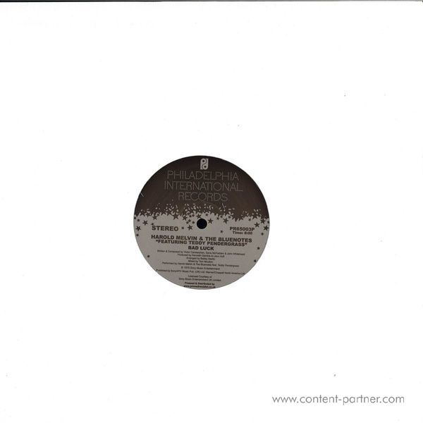 Harold Melvin & The Blue Notes Feat. Teddy Penderg - Bad Luck / Don't Leave Me This Way (tom Moulton Mi (Back)