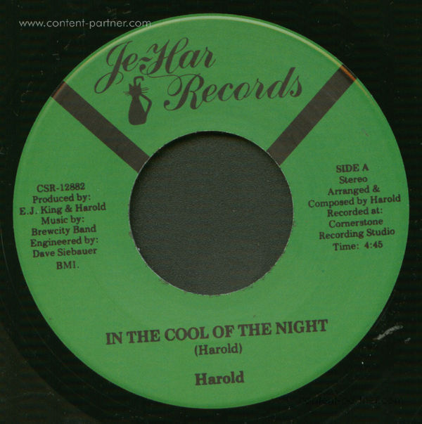 Harold - In The Cool Of The Night / Shortage Of L