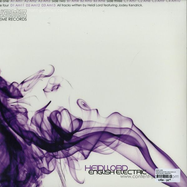 Heidi Lord - English Electric (Back)