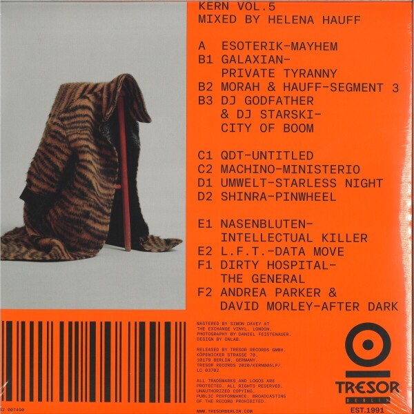 Helena Hauff - Kern Vol. 5 (3LP) (Back)