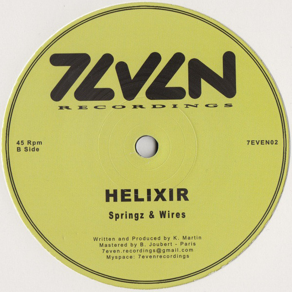 Helixir - Narcotik Dub / Springz & Wires (Back)
