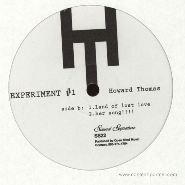 Howard Thomas - Experiment #1 (Repress) (Back)