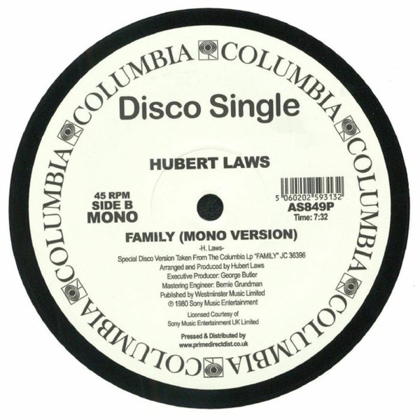 Hubert Laws - Family (Back)