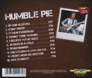 Humble Pie - Live In Concert (Back)