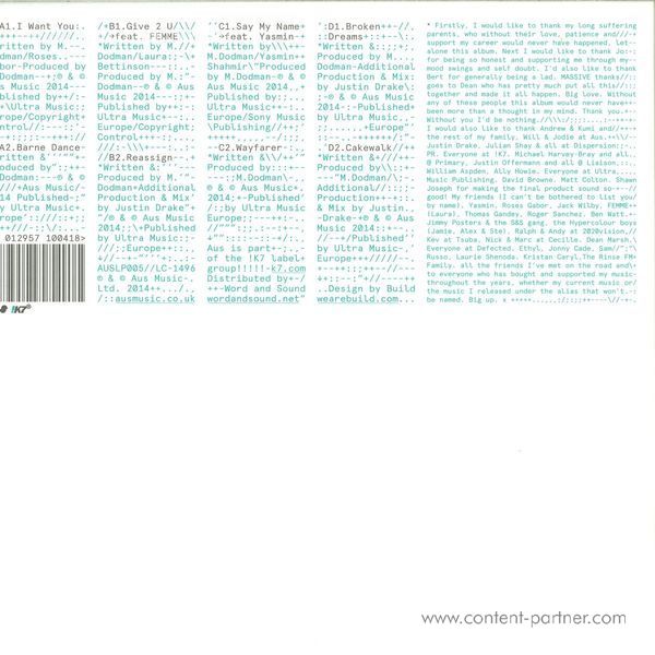 Huxley - Blurred (Back)