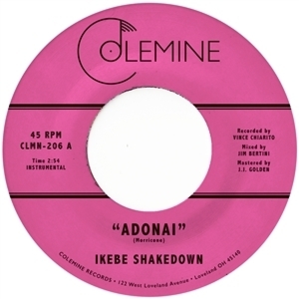 IKEBE SHAKEDOWN - ADONAI/ WAITING FOR THE STORM (BLUE VINYL)