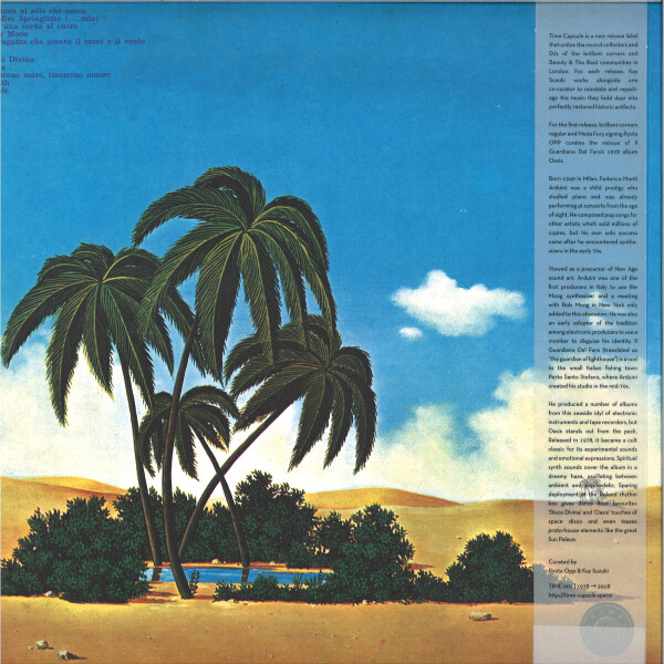 IL GUARDIANO DEL FARO - Oasis (Reissue) (Back)