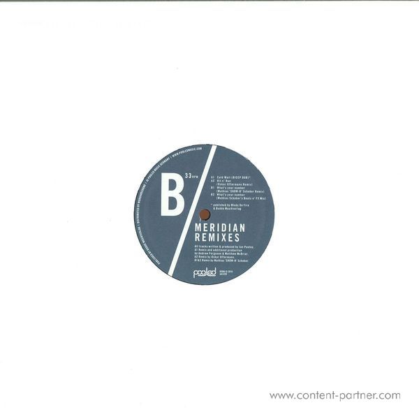 Ian Pooley - Meridian Rmxs (Back)