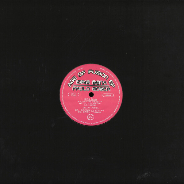Idris Bena / Paolo Mosca - Age of Fusion EP (Back)