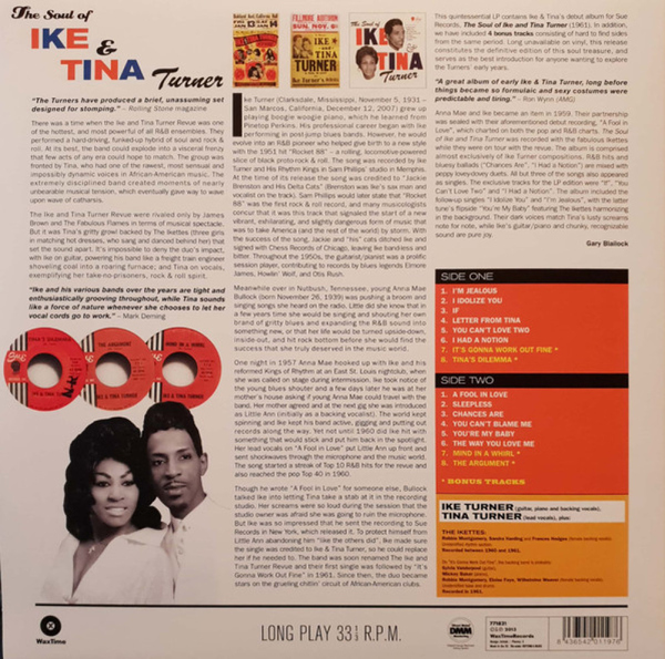 Ike & Tina Turner - The Soul Of Ike & Tina Turner (Reissue) (Back)