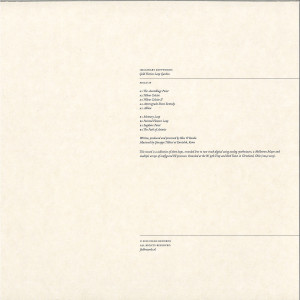 Imaginary Softwoods - Gold Fiction Loop Garden (Back)