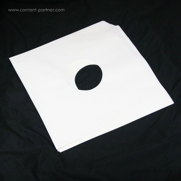 Innenhüllen / Innersleeves 12" - 12" - 20 Stück / Pieces Mit Folie Weiß (Back)