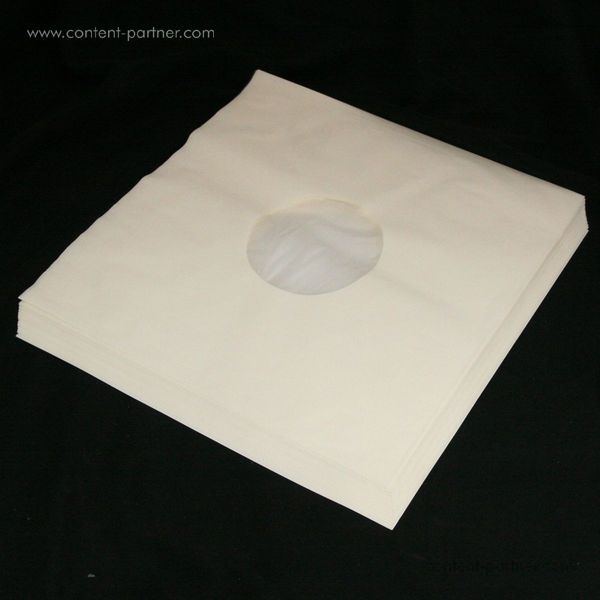 Innenhüllen / Innersleeves 12" - 12" - 20 Stück Mit Folie White (Back)