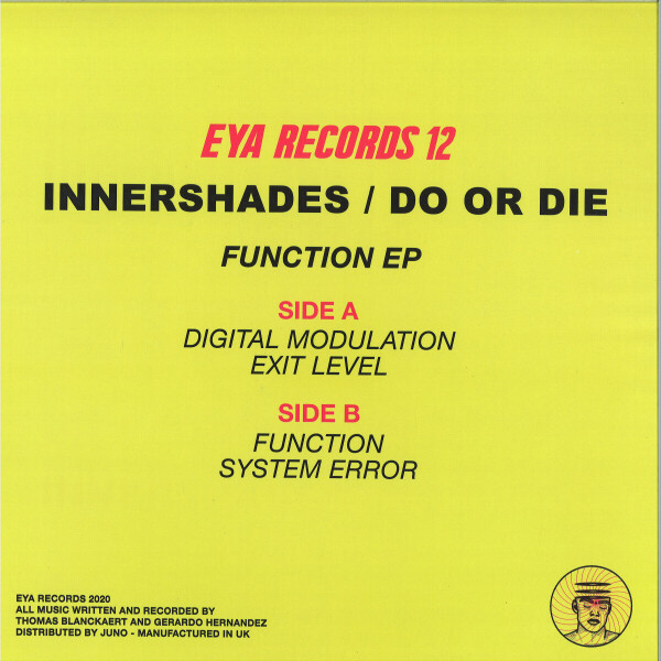 Innershades / Do Or Die - Function EP (140 gram vinyl 12") (Back)