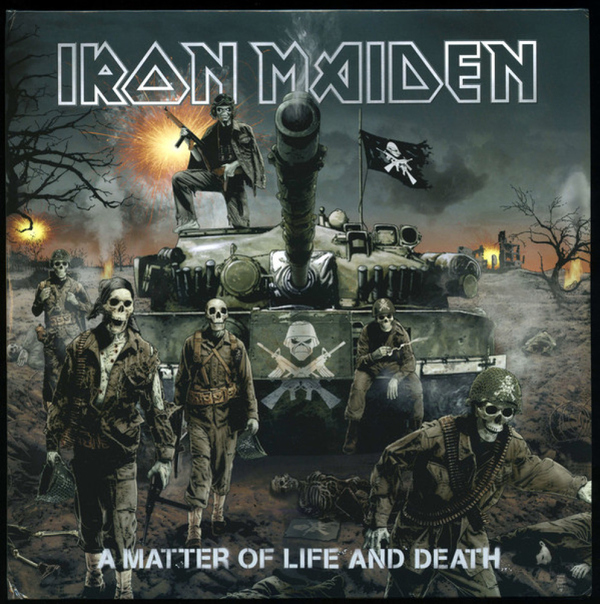 Iron Maiden - A Matter Of Life & Death (Ltd. 180g 2LP, RM2015) (Back)