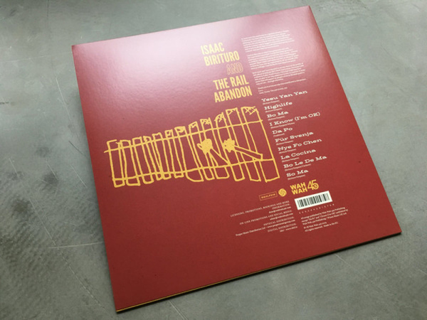Isaac Birituro & The Rail Abandon - Kalba (Vinyl LP) (Back)