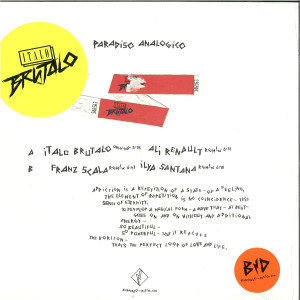 Italo Brutalo - Paradiso Analogico (incl. Ali Renault, Franz Scala (Back)
