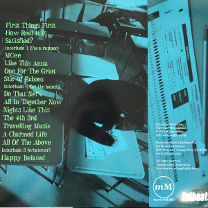 J-Live - All Of The Above (Blue Vinyl LP Reissue) (Back)