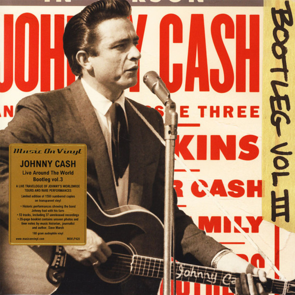 JOHNNY CASH - BOOTLEG 3: Live Around the World (3LP)